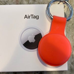 Apple Airtag with silicone protective case